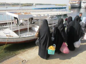 Embarquement pour le ferry