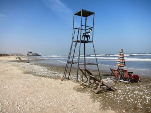 La plage de Port Saïd